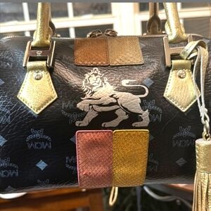 MCM Black and Gold Women's Bag